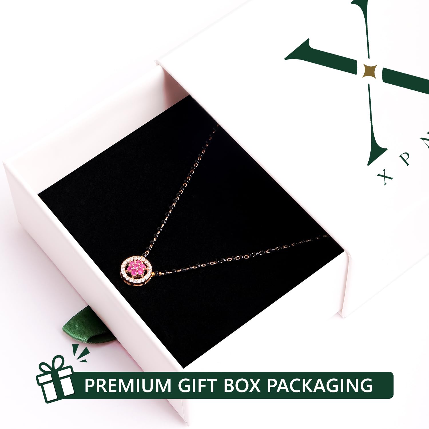 American Diamond Mangalsutra Set for Him & Her